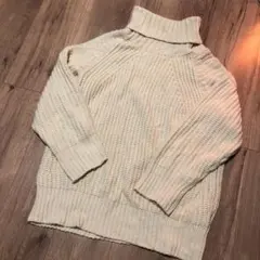 a.r.w ローゲージ　オフタートルニット　FREE