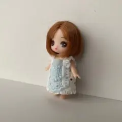 ぷちリカちゃん　着せ替え服　ワンピース　ハンドメイド