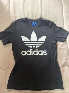 adidas 半袖Tシャツ 黒 UK S / US M 古着