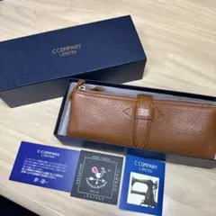 C COMPANY ルポペンケース ダークブラウン レザー筆箱 - メルカリ
