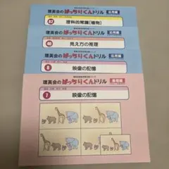 理英会ばっちり君ドリル27冊セット ➕オマケ2冊 単元別ばっちりくんドリル 全巻セット｜小学校受験 合格対策問題集