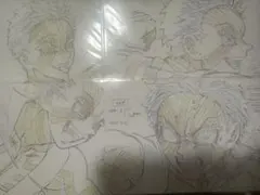 ufotable 原画ポストカード　猗窩座 鬼滅の刃　無限列車編 セット