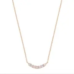ジュエリーツツミ K10YG ダイヤモンドネックレス 0.31ct - メルカリ
