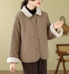 両面着れる服 ボアジャケット アウター レトロ シンプル 暖かい オシャレ