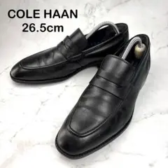 【美品】COLEHAAN コールハーン 26.5 コインローファー 黒 革靴