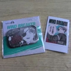 [最終値下げ]WIND BREAKER SEGA限定 メタリック缶バッジ＋チェキ