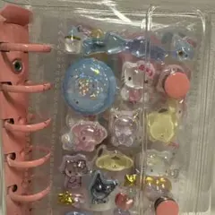 A7シール帳完成品（リフィル4枚）【ピンク】おすそ分けセット