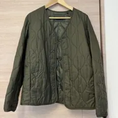 オリーブグリーン キルティングジャケット