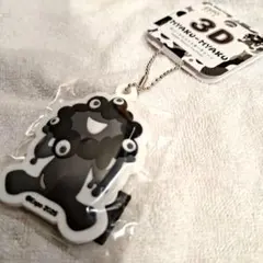 黒ミャクミャク 3Dマスコットキーチェーン
