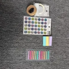 付箋、シール、マスキングテープセット