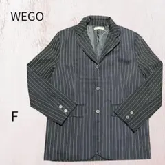 WEGO テーラードジャケット ネイビー ピンストライプ カジュアルのサムネイル