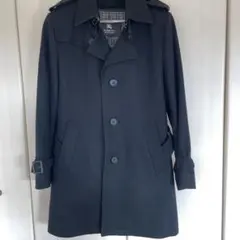 BURBERRY BLACK LABEL 黒 ウールコート Mサイズ