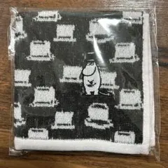 신품 미개봉 黒 ムーミンパパ シルクハット ミニタオル タオルハンカチ