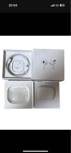 【早い者勝ち】AirPodsPro本体 ホワイト 充電ケース付き
