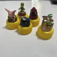 d*9様 ポケモン ペットボトルキャップ 5体セット