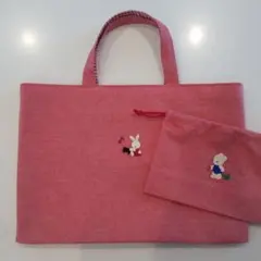 レッスンバッグ＊ハンドメイド＊familiarお好きな方に‥