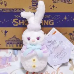 ダッフィー＆フレンズ　ウィンター　雪だるま ステラルー ぬいぐるみチャーム⑤