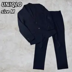 UNIQLO ユニクロ 感動ジャケット・パンツ ネイビー M セットアップ