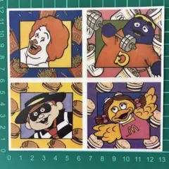 マクドナルド キャラクター アイロン転写シート　２枚セット
