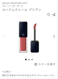 【新品未使用】クレ・ド・ポー ボーテ ルージュクレーム ブリリアン 204