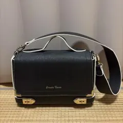 Samantha Thavasa 2way ハンドバッグ ブラックのサムネイル