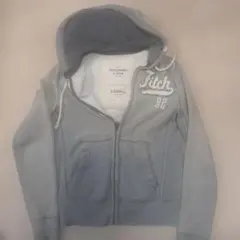 Abercrombie & Fitch ジップアップパーカー グレー XS
