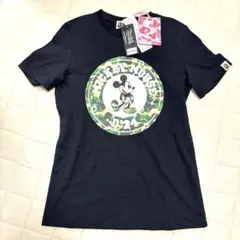Disney × A BATHING APE Tシャツ ミッキー D24 BAPE × Disney D24 Limited ABC camo Mickey mouse T-shirt Black