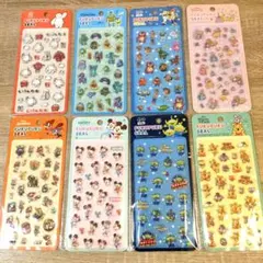 ち*ん様 【正規品】ディズニー ぷくぷくシール 8種類 全種 ライセンス 誕生日