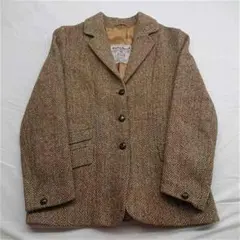 ★ Harris Tweed ヘリンボーン ジャケット ブラウン系 メンズ