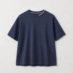 00s Tommy hilfigar ロゴTシャツ　ネイビー　XL 大きめ