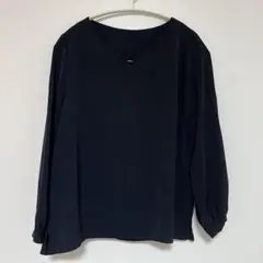ネイビー ブラウス トップス
