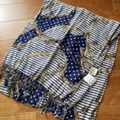 AFTERNOON TEA WARDROBE ストール ネイビー　美品