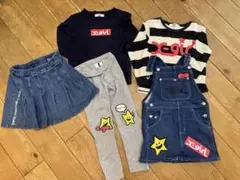 X-girl美品キッズ服セット デニム スカート