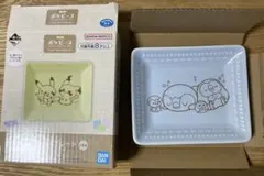 ポケピース一番くじ　レースプレート　ポッチャマとモクロー