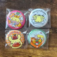 サンリオ ポムポムプリン 缶バッジ 4種セットのサムネイル