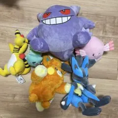 ぬいぐるみ　ポケモン　6体セット　バンダイ　UFOキャッチャー