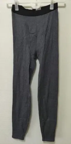 訳あり　Mサイズ グレー 前開きレギンス