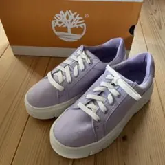 新品　Timberland ラベンダー スニーカー　24センチのサムネイル