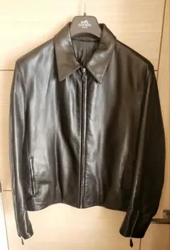 HERMES エルメス レザーブルゾン ジャケット Size52のサムネイル