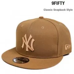 【新品未使用】NYヤンキース NEWERA 9FIFTY ベージュ キャップ