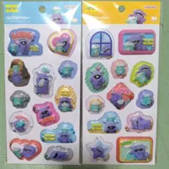 新品未開封★ホイッピ＆ラッピ☆わたあめカプセルシール 2種セット★ポップデコ