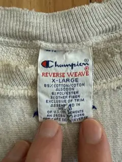 J*N様 90s Champion Reverse Weave XL 目無し　ボ