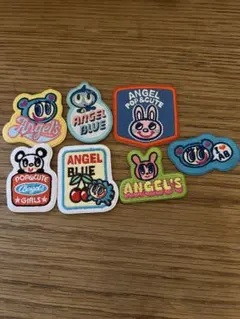 ANGEL BLUE 刺繍ステッカー7点セットのサムネイル