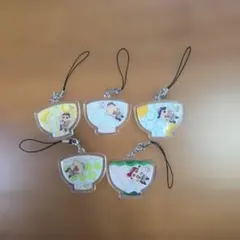 クレヨンしんちゃん すき家 コラボ アクリルキーホルダー 全5種セットコンプ