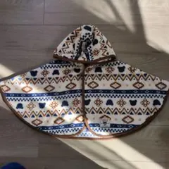 DOUBLE-B フリースポンチョ Fサイズ