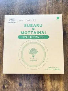 SUBARU MOTTAINAI アウトドアプレート