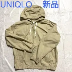 UNIQLO ユニクロ フーデッドジップアップブルゾン ベージュ