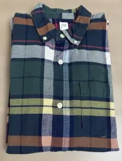GAP KIDS チェック柄 長袖ネルシャツ XXL