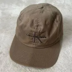 キャップ カルバンクライン ブラウン