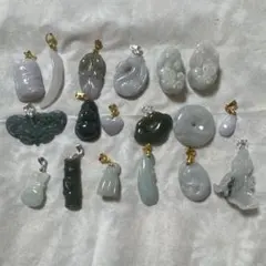 翡翠ペンダント 18個セット